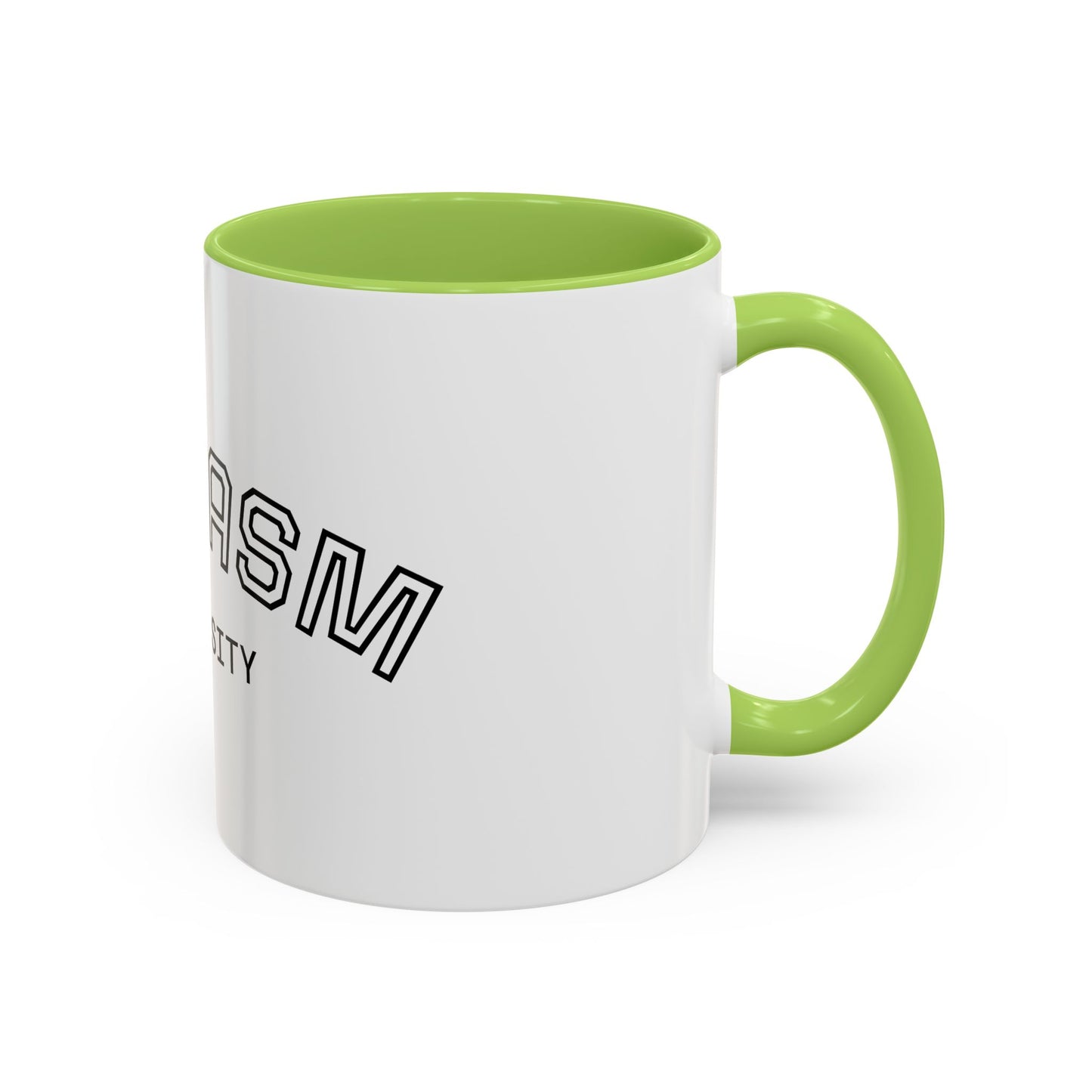 Sarcasm University Accent Coffee Mug — Funny Novelty Tea & Coffee Cup