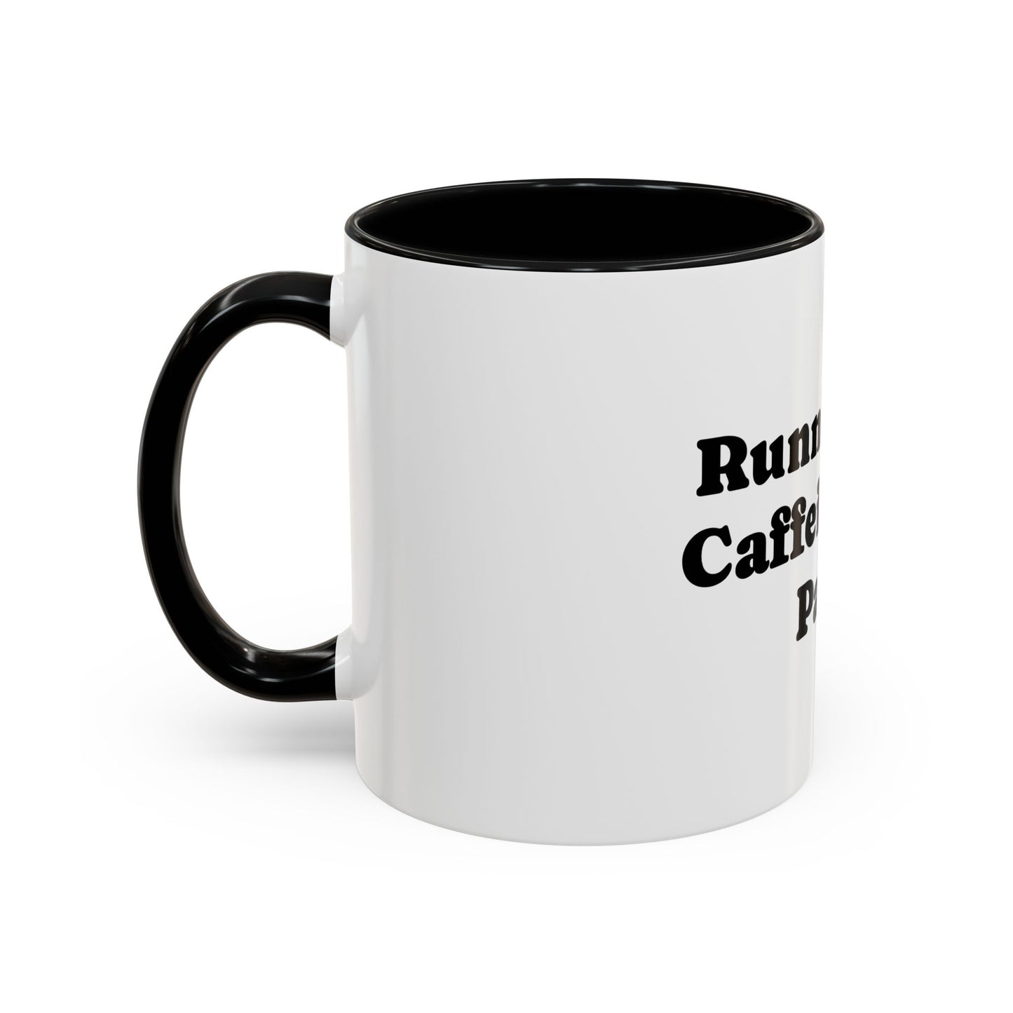 Running On Caffeine And Panic Coffee Mug | Accent Mug 11oz 15oz