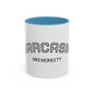 Sarcasm University Accent Coffee Mug — Funny Novelty Tea & Coffee Cup