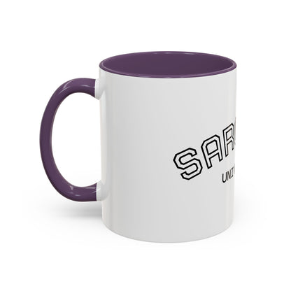 Sarcasm University Accent Coffee Mug — Funny Novelty Tea & Coffee Cup