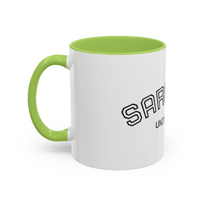 Sarcasm University Accent Coffee Mug — Funny Novelty Tea & Coffee Cup