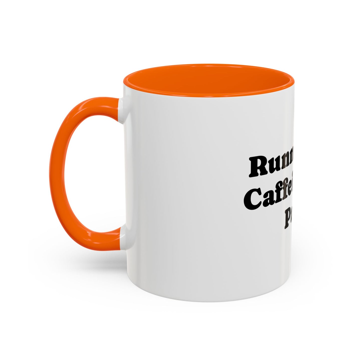 Running On Caffeine And Panic Coffee Mug | Accent Mug 11oz 15oz