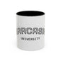 Sarcasm University Accent Coffee Mug — Funny Novelty Tea & Coffee Cup