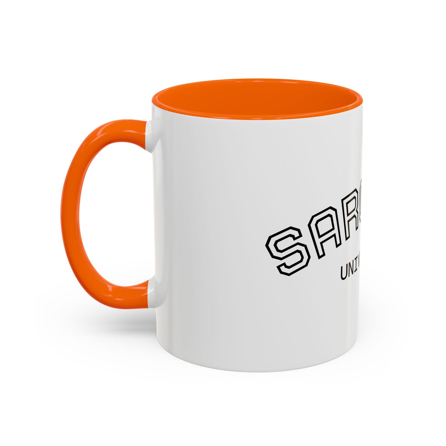 Sarcasm University Accent Coffee Mug — Funny Novelty Tea & Coffee Cup