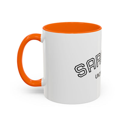 Sarcasm University Accent Coffee Mug — Funny Novelty Tea & Coffee Cup