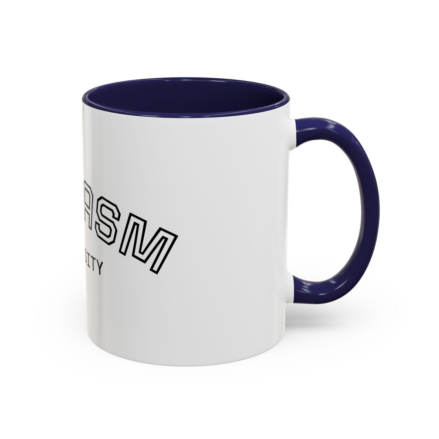 Sarcasm University Accent Coffee Mug — Funny Novelty Tea & Coffee Cup