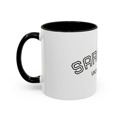 Sarcasm University Accent Coffee Mug — Funny Novelty Tea & Coffee Cup