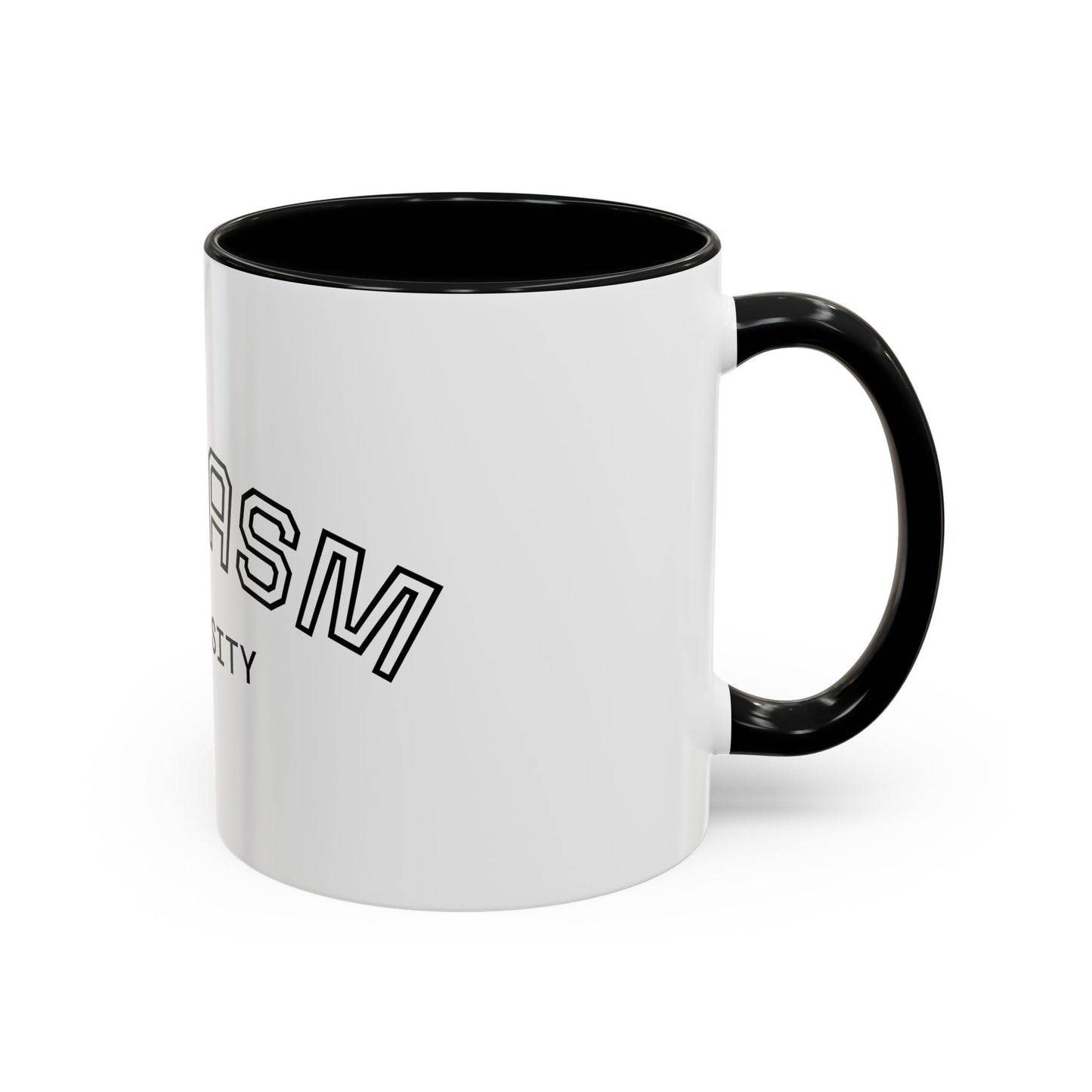 Sarcasm University Accent Coffee Mug — Funny Novelty Tea & Coffee Cup