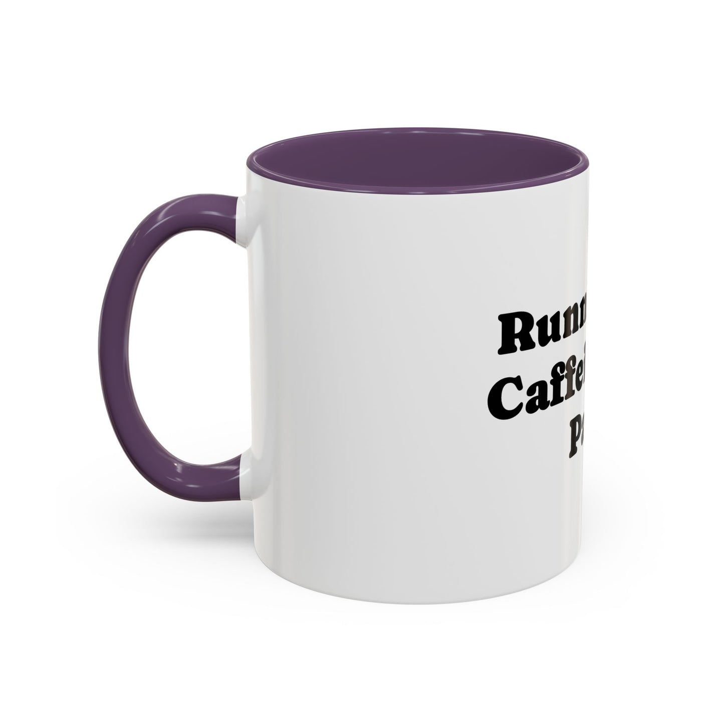 Running On Caffeine And Panic Coffee Mug | Accent Mug 11oz 15oz