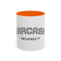 Sarcasm University Accent Coffee Mug — Funny Novelty Tea & Coffee Cup