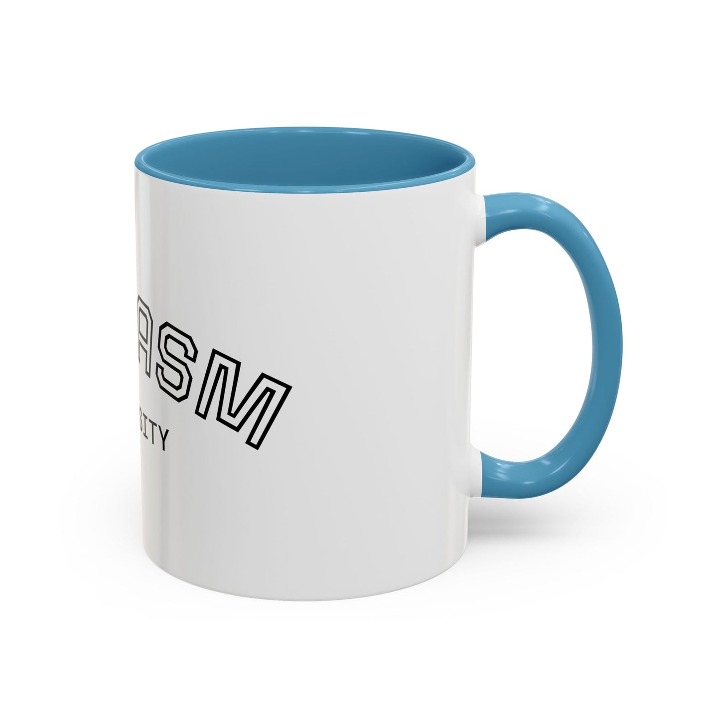 Sarcasm University Accent Coffee Mug — Funny Novelty Tea & Coffee Cup