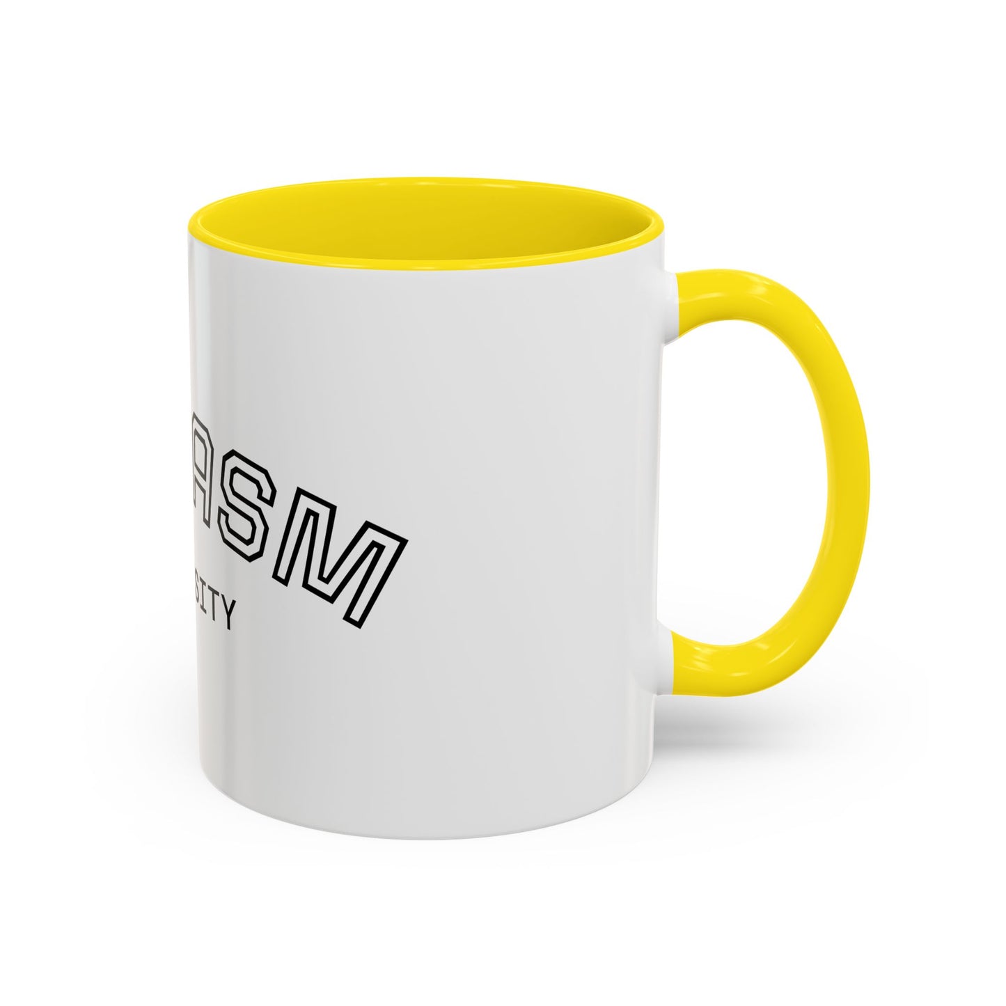 Sarcasm University Accent Coffee Mug — Funny Novelty Tea & Coffee Cup