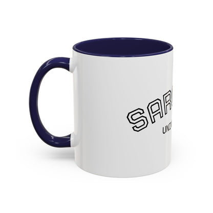 Sarcasm University Accent Coffee Mug — Funny Novelty Tea & Coffee Cup