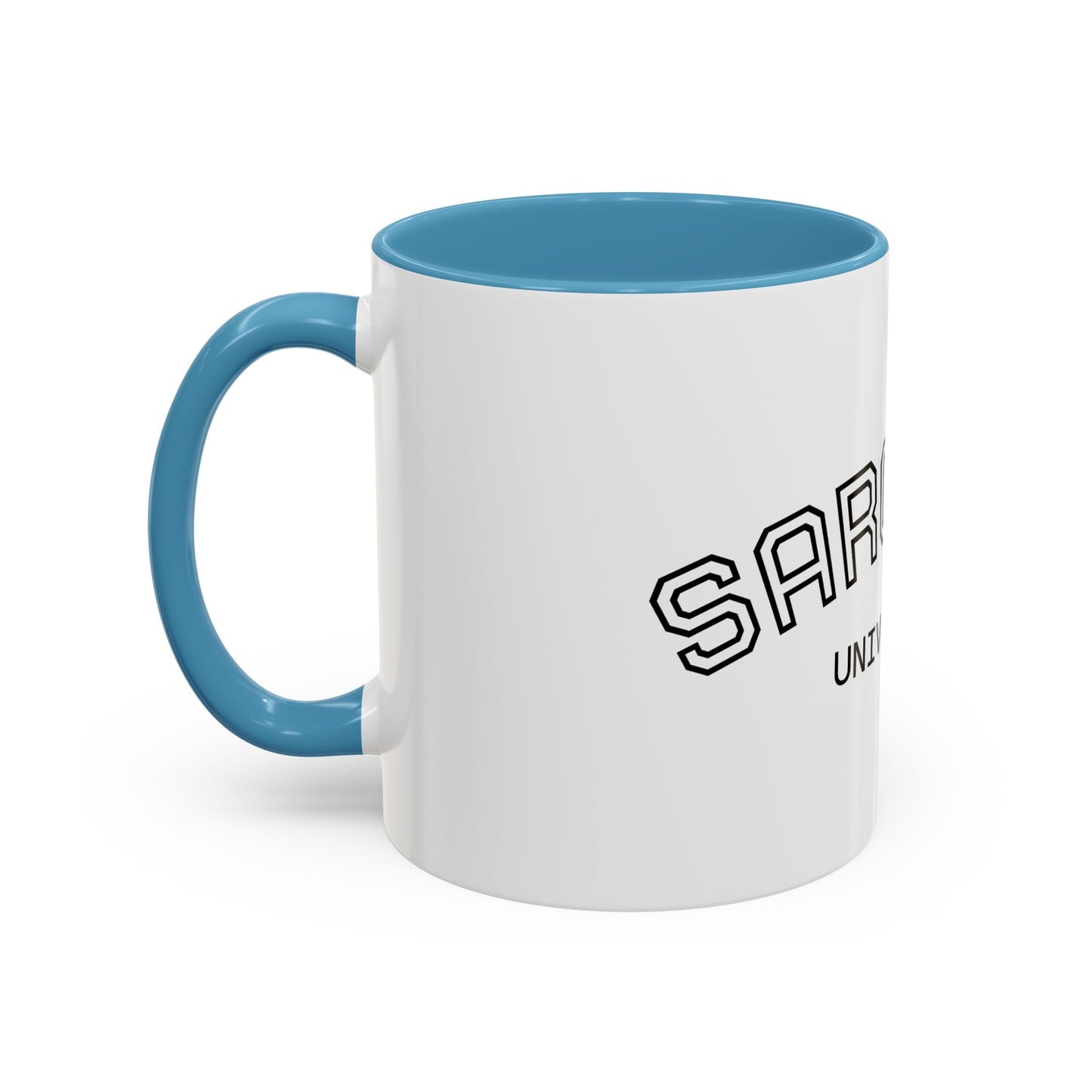 Sarcasm University Accent Coffee Mug — Funny Novelty Tea & Coffee Cup